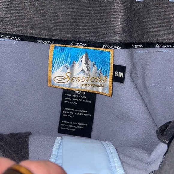Sessions Baby Blue Snow pants - Picture 3 of 3